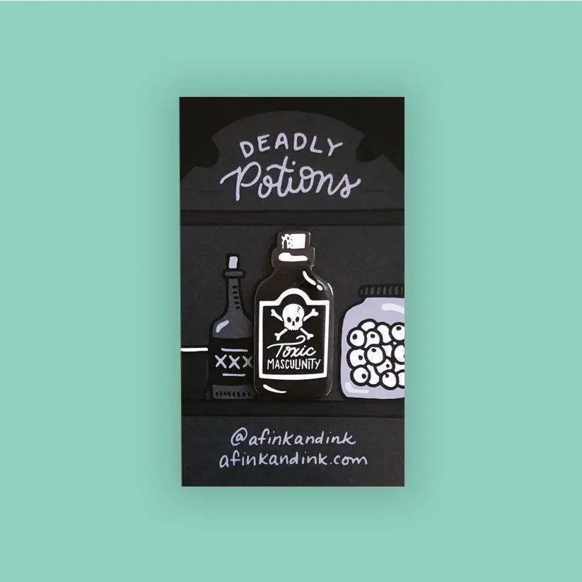 Toxic Masculinity Enamel Pin