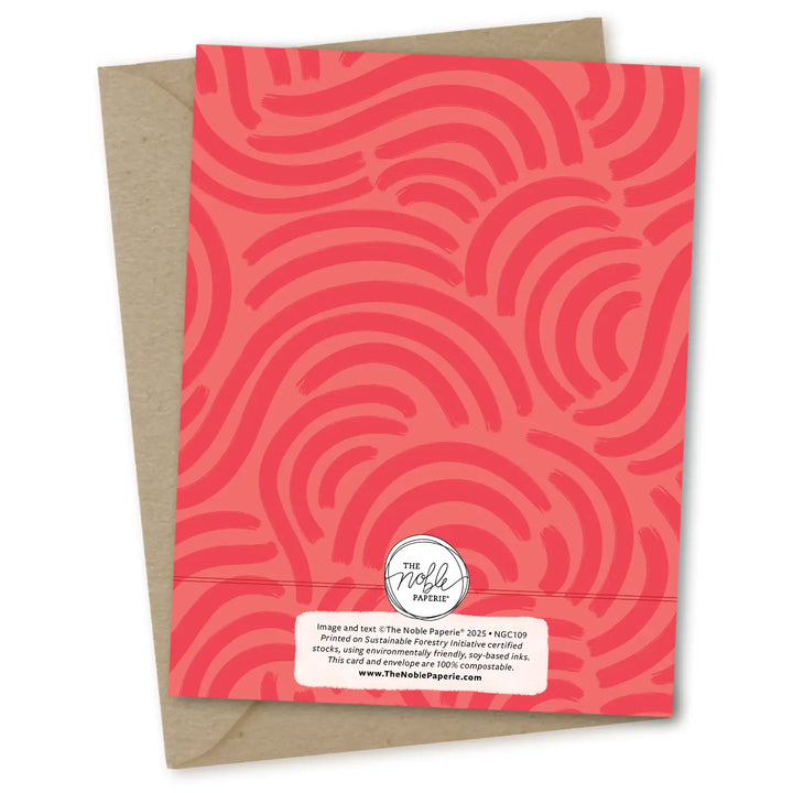 Cat Books Birthday Card