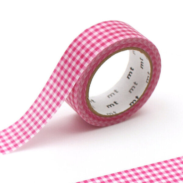 Delicate Checkered Pink Washi Tape