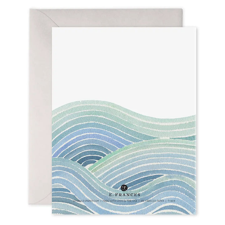 Ocean of Thanks Card (Set of 6)