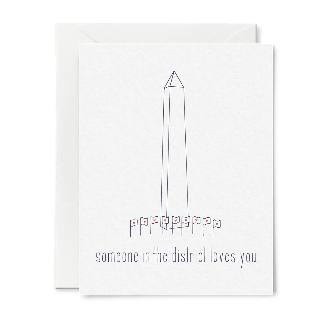 Someone in the District Loves You Card