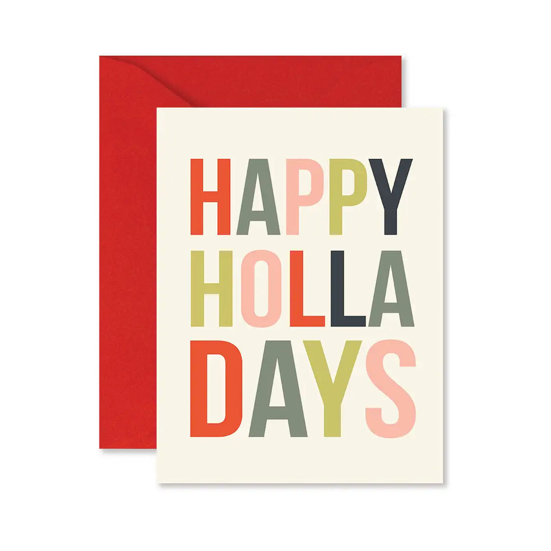 Happy Holla Days Christmas Card