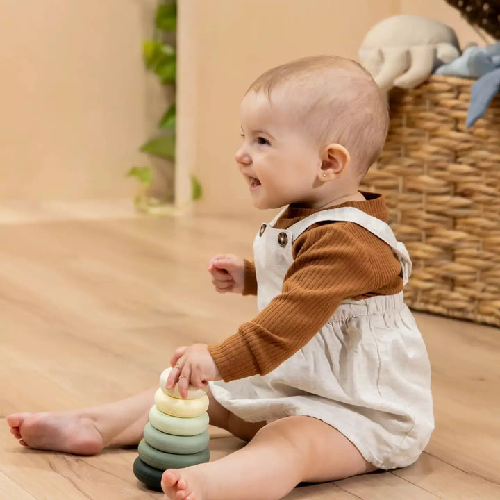 Set of 6 Silicone Stackable Rings