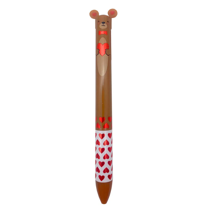 Twice as Nice Two Color Click Pen - Valentine