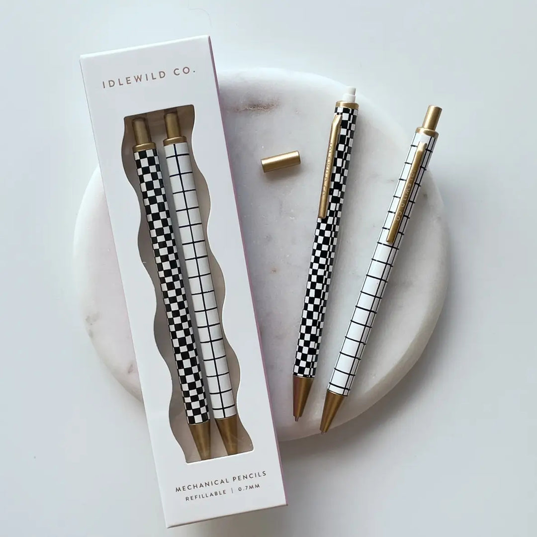 Grid & Checks Mechanical Pencils