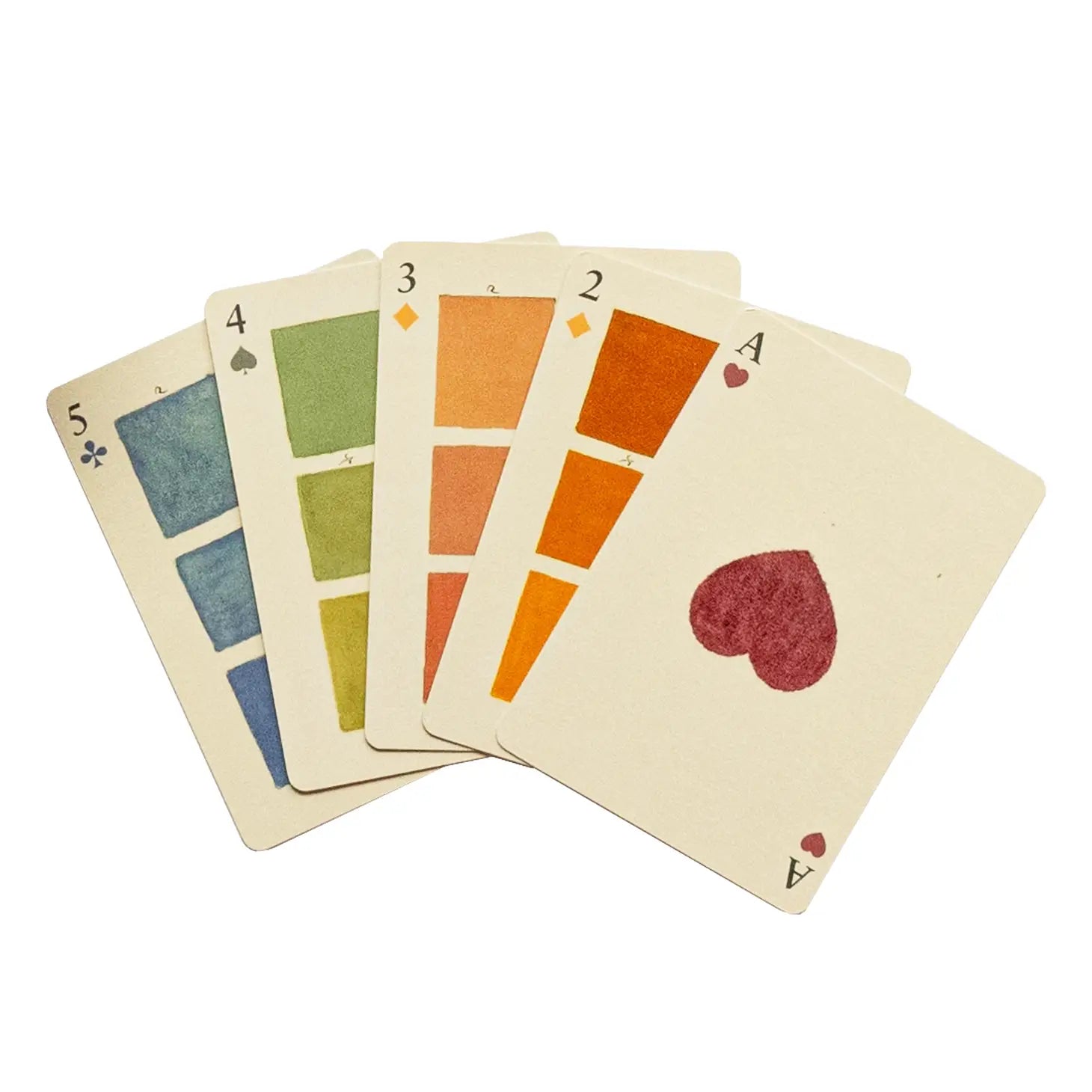Watercolour Swatches Playing Cards - Two Deck Set
