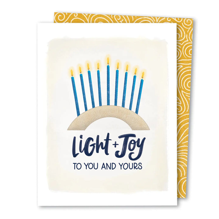 Light + Joy | Happy Hanukkah Card