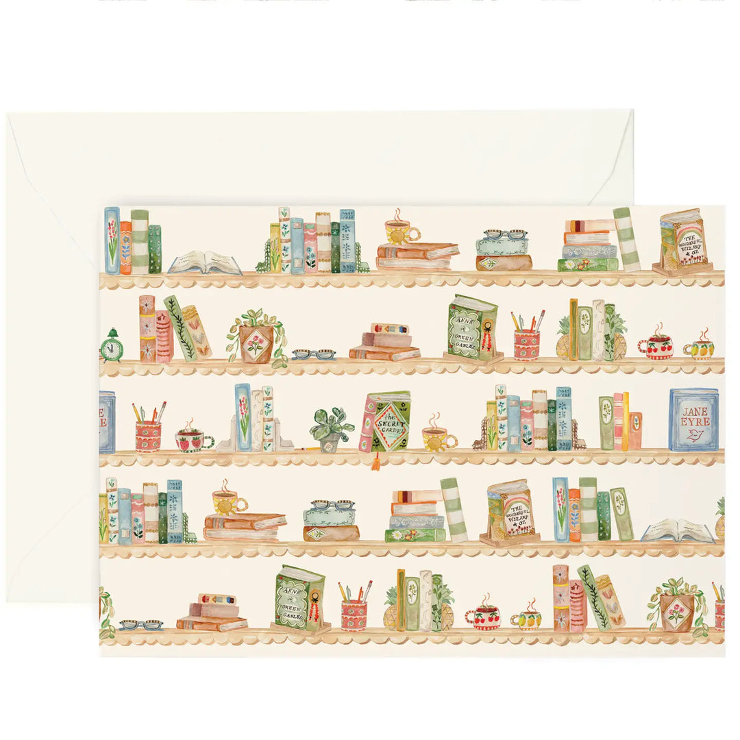 Bookshelf Greeting Card (Box of 8)