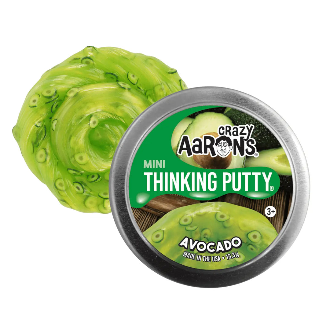 Crazy Aaron's Avocado Mini Thinking Putty