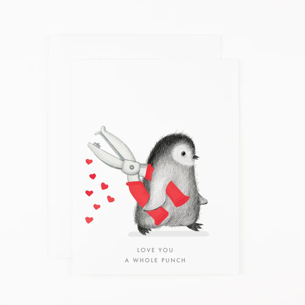 Love You a Whole Punch Card