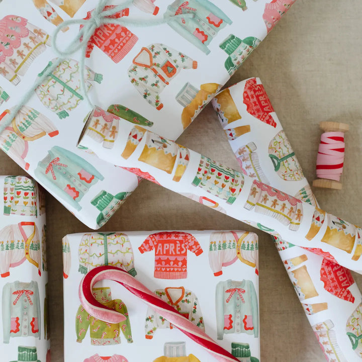 Holiday Sweater Gift Wrap (Roll)