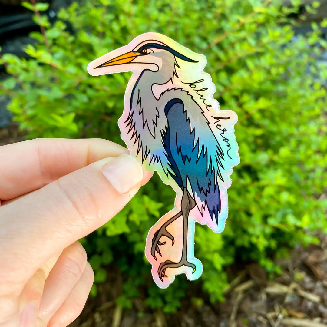 Blue Heron Sticker