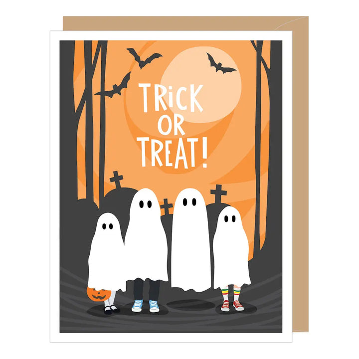 Ghosts Halloween Card
