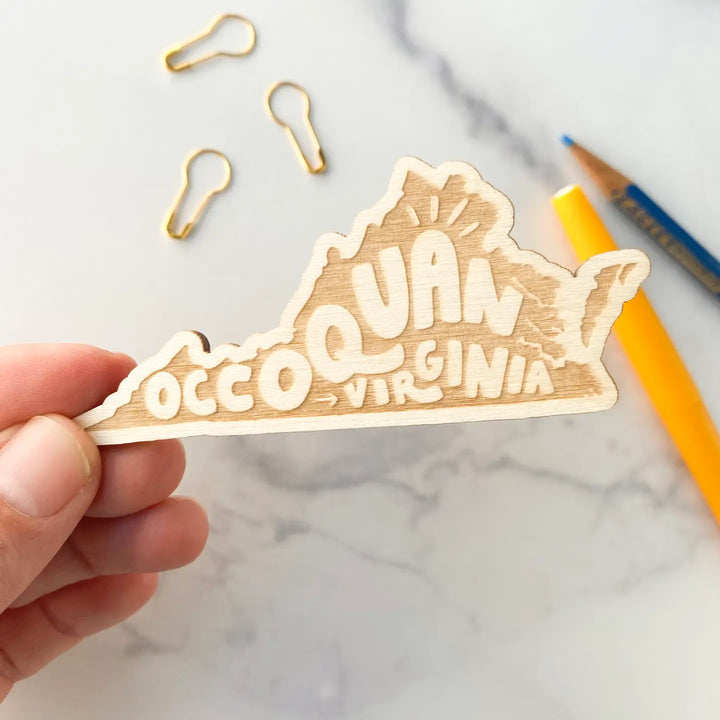 Occoquan, Virginia Wooden Magnet