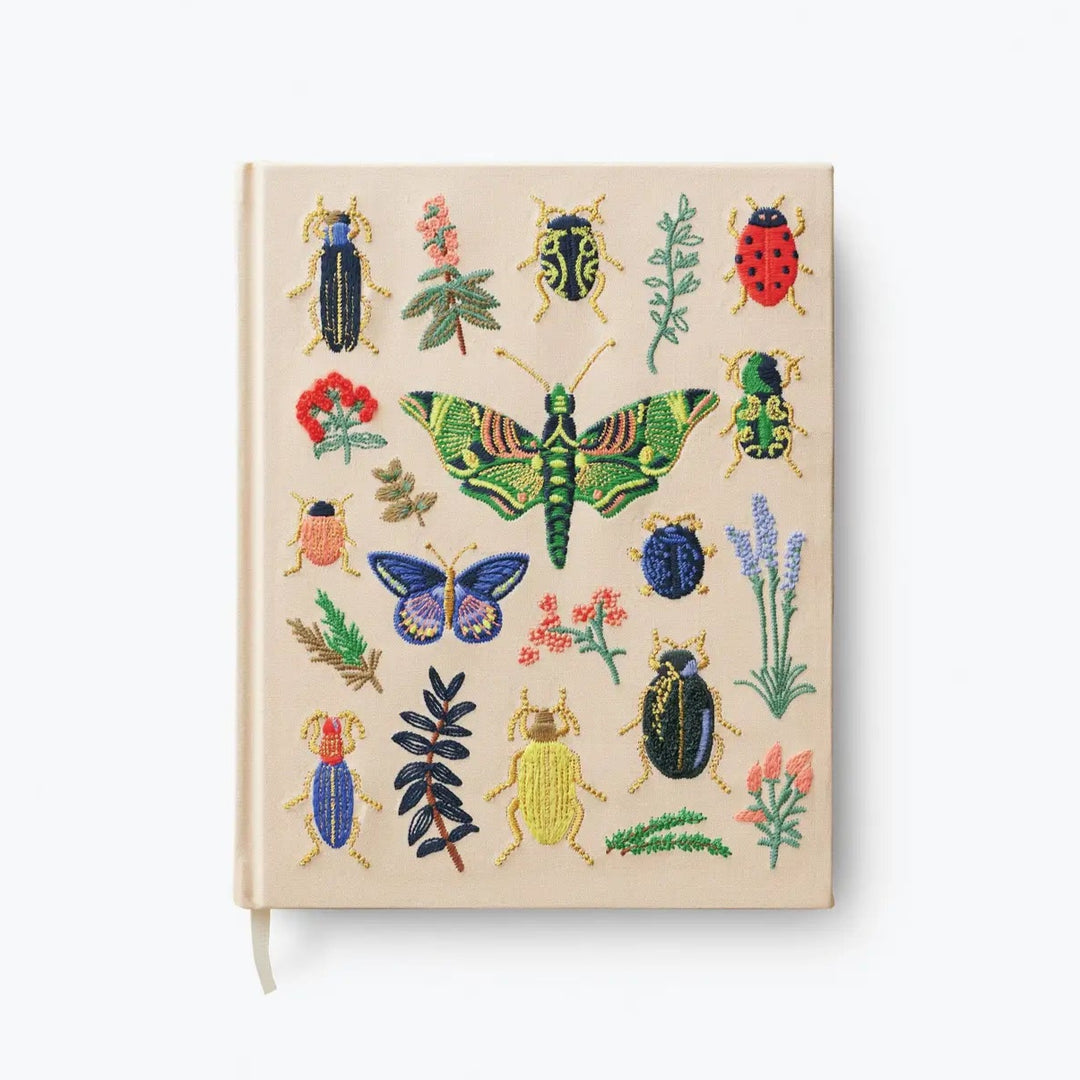 Curio Embroidered Fabric Sketchbook