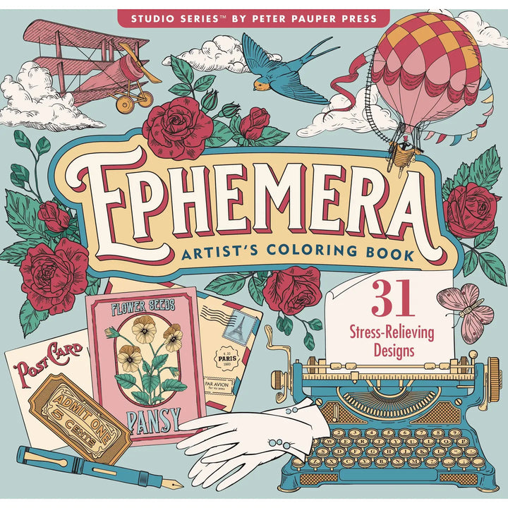 Ephemera Adult Coloring Book