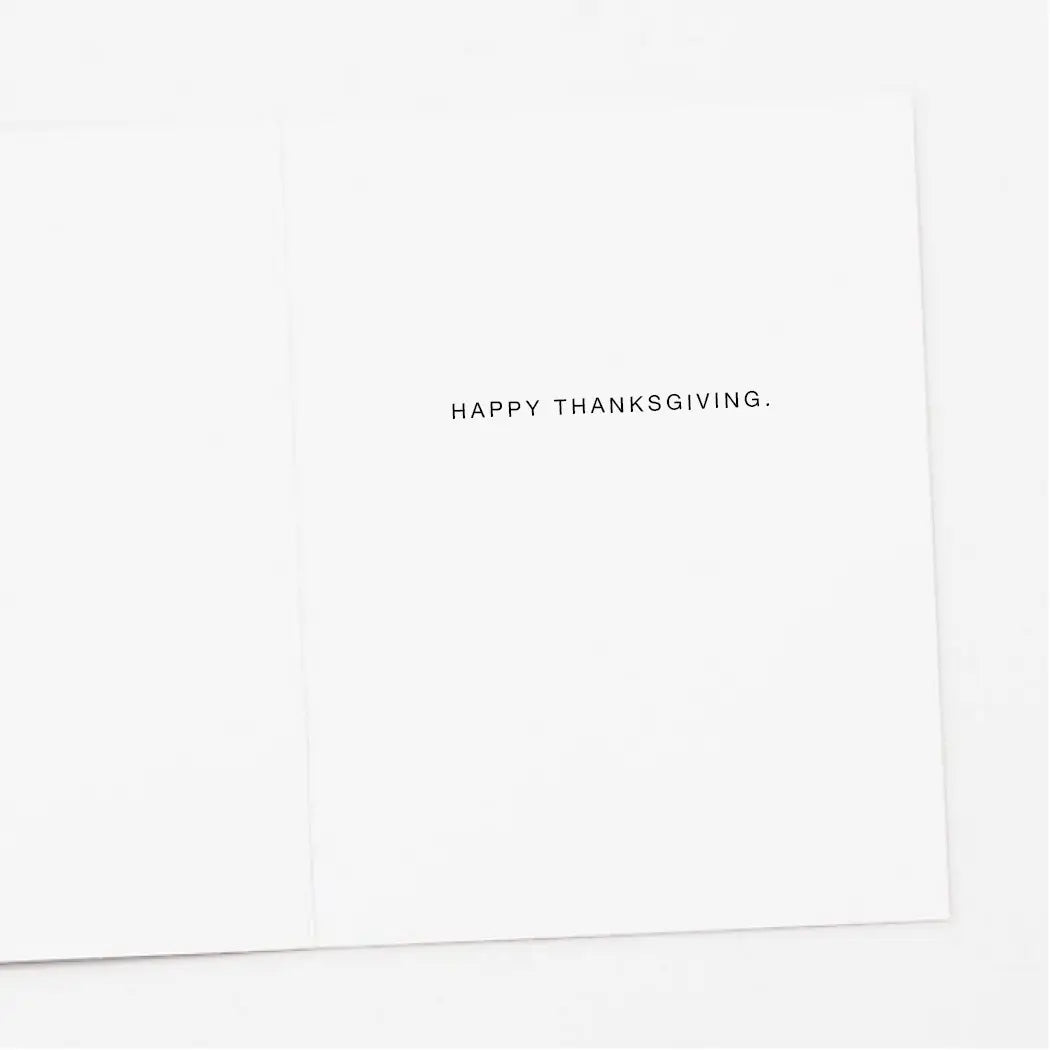 Turkey Strike Thanksgiving Holiday Card