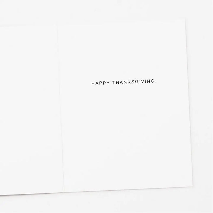 Turkey Strike Thanksgiving Holiday Card