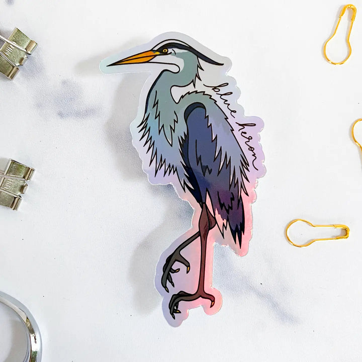 Blue Heron Sticker