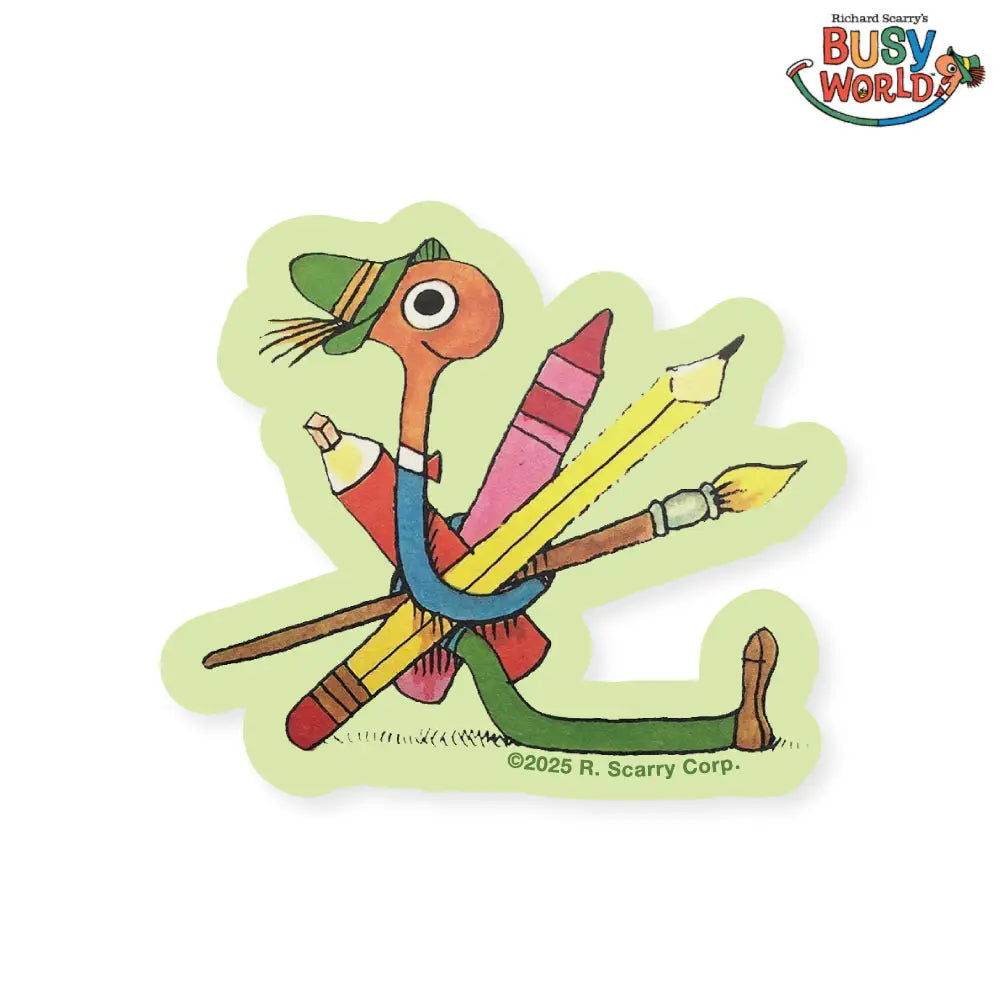 Richard Scarry® Lowly Art Sticker