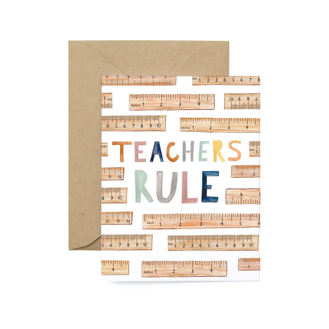 Teachers Rule Card