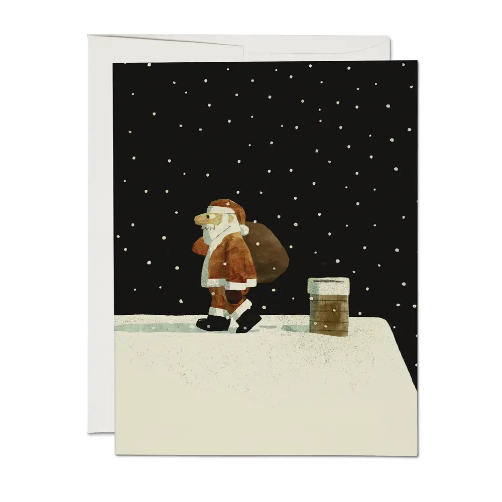 Up on the Housetop Christmas Card