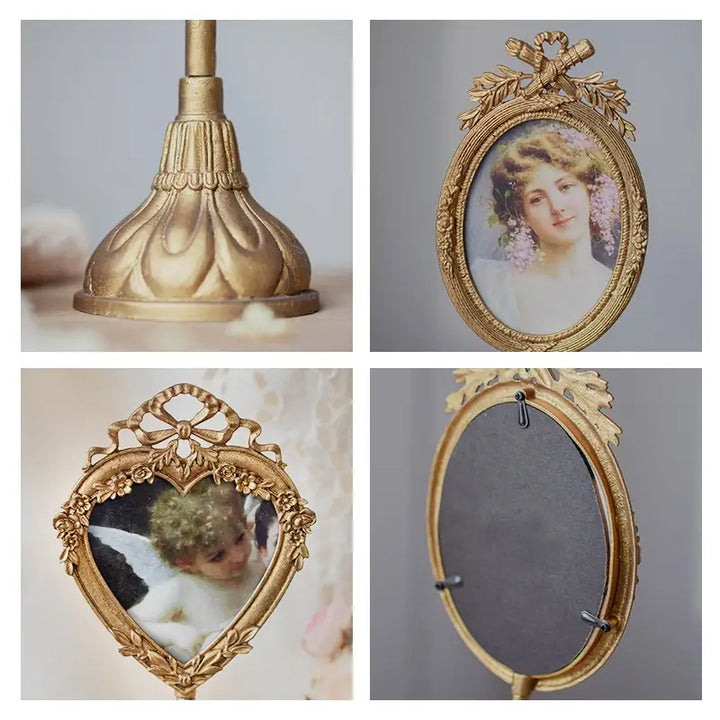 Vintage Pedestal Photo Frame