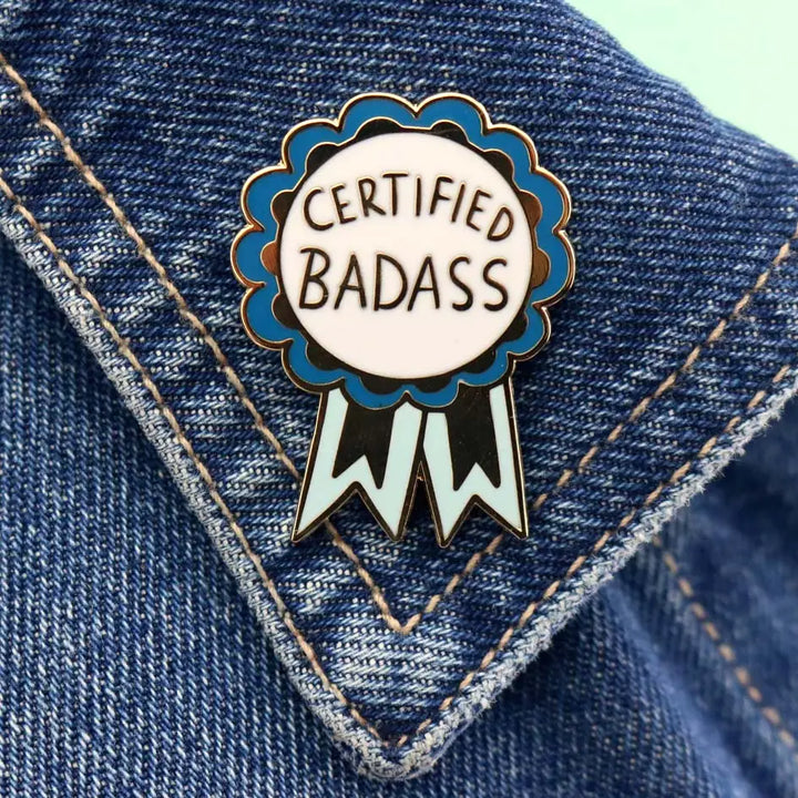Certified Badass Enamel Pin