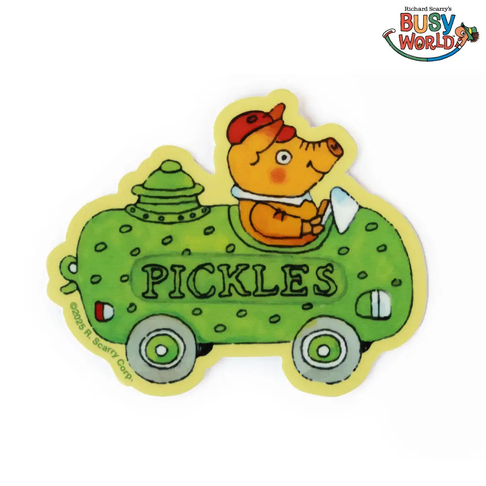 Richard Scarry® Pickle Car Sticker