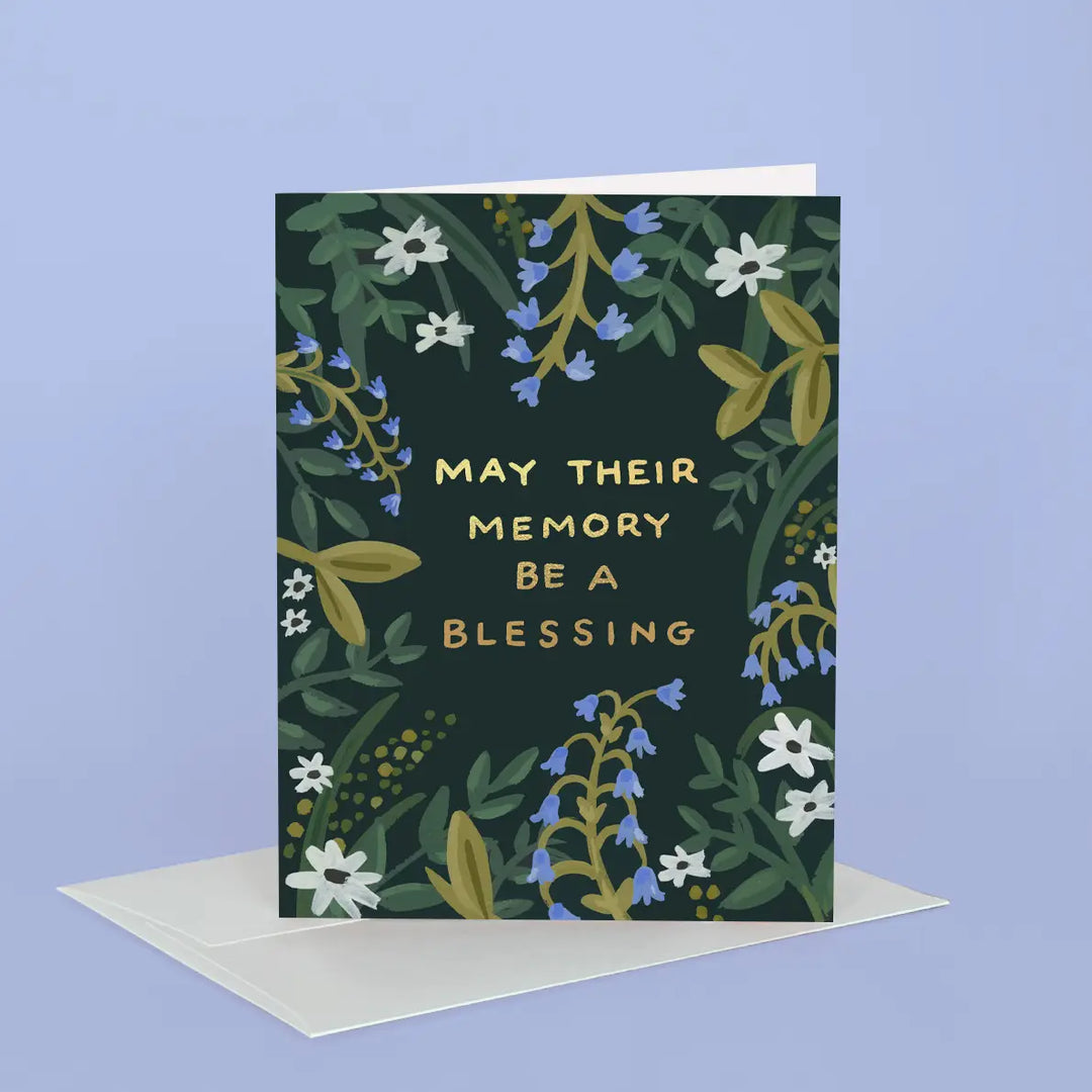 Memory Blessing Sympathy Card