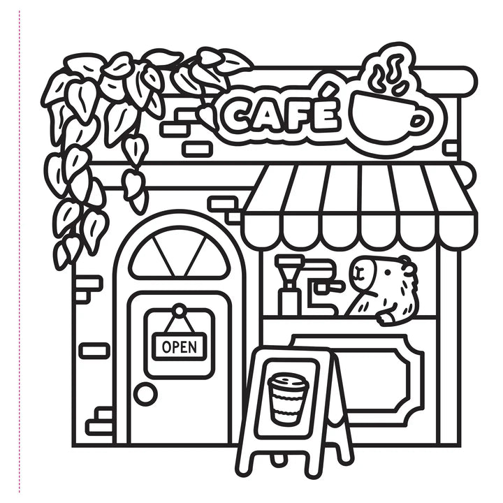 Color Me Comfy Adult Coloring Book