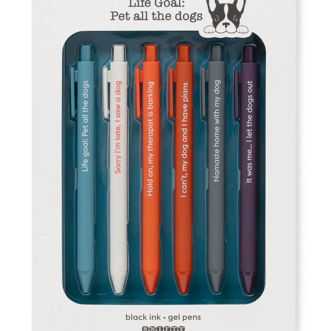 Life Goal Pet All the Dogs Gel Pen Set