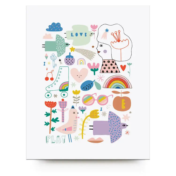 Super Happy Fun Time Art Print