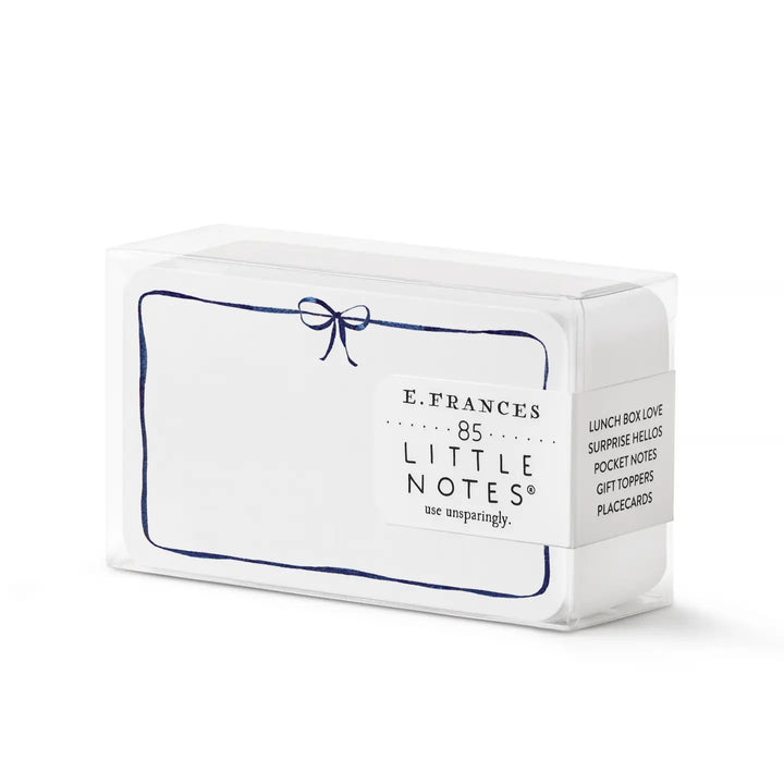 Navy Bow Little Notes