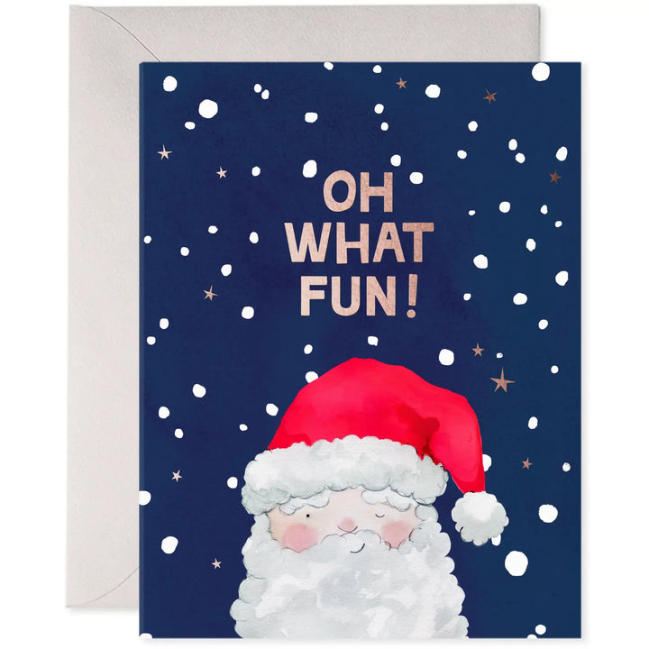 Oh What Fun Santa Card (Set of 6)