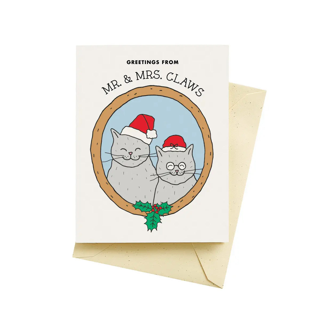 Mr. and Mrs. Claws Holiday Card