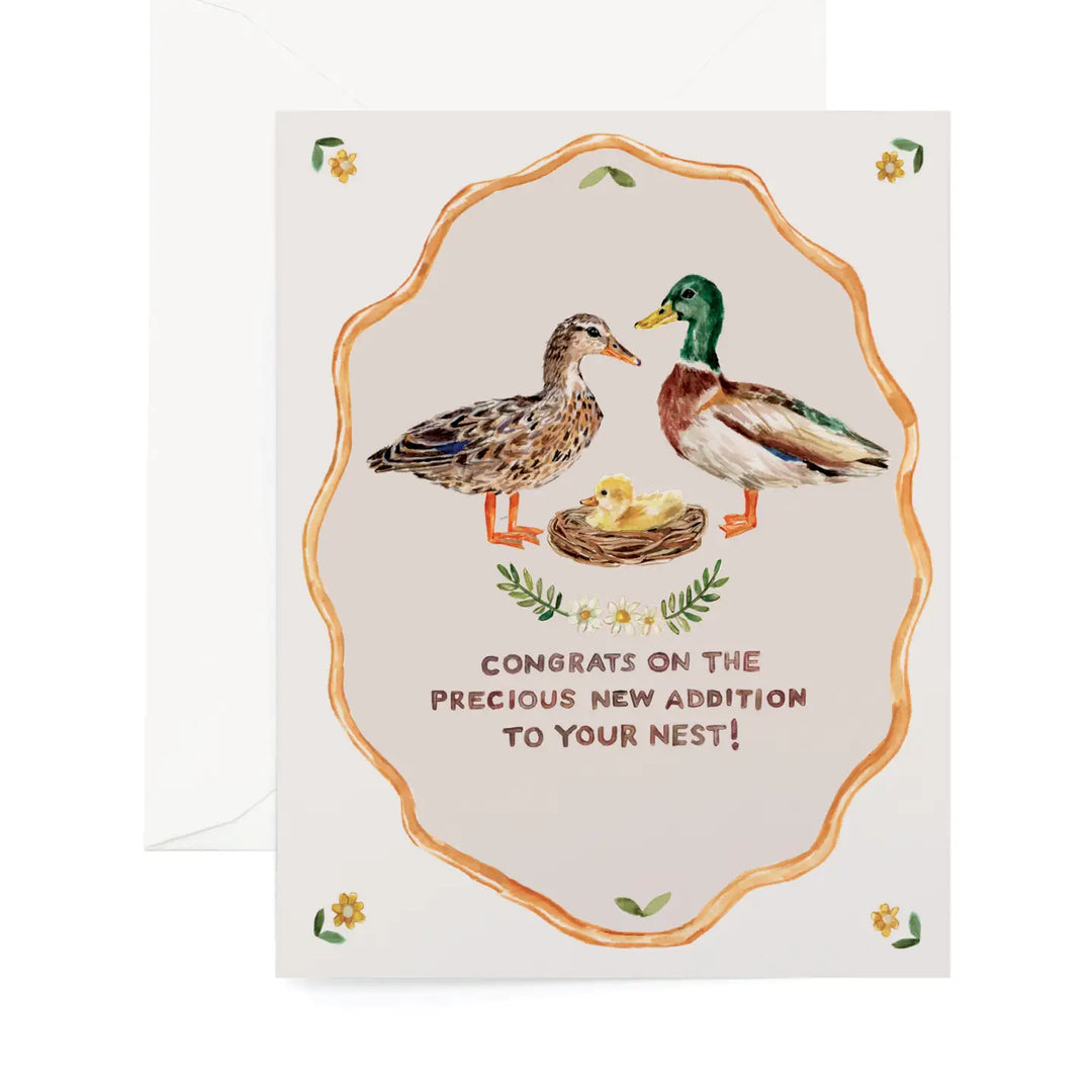 New Baby Little Duckling Card