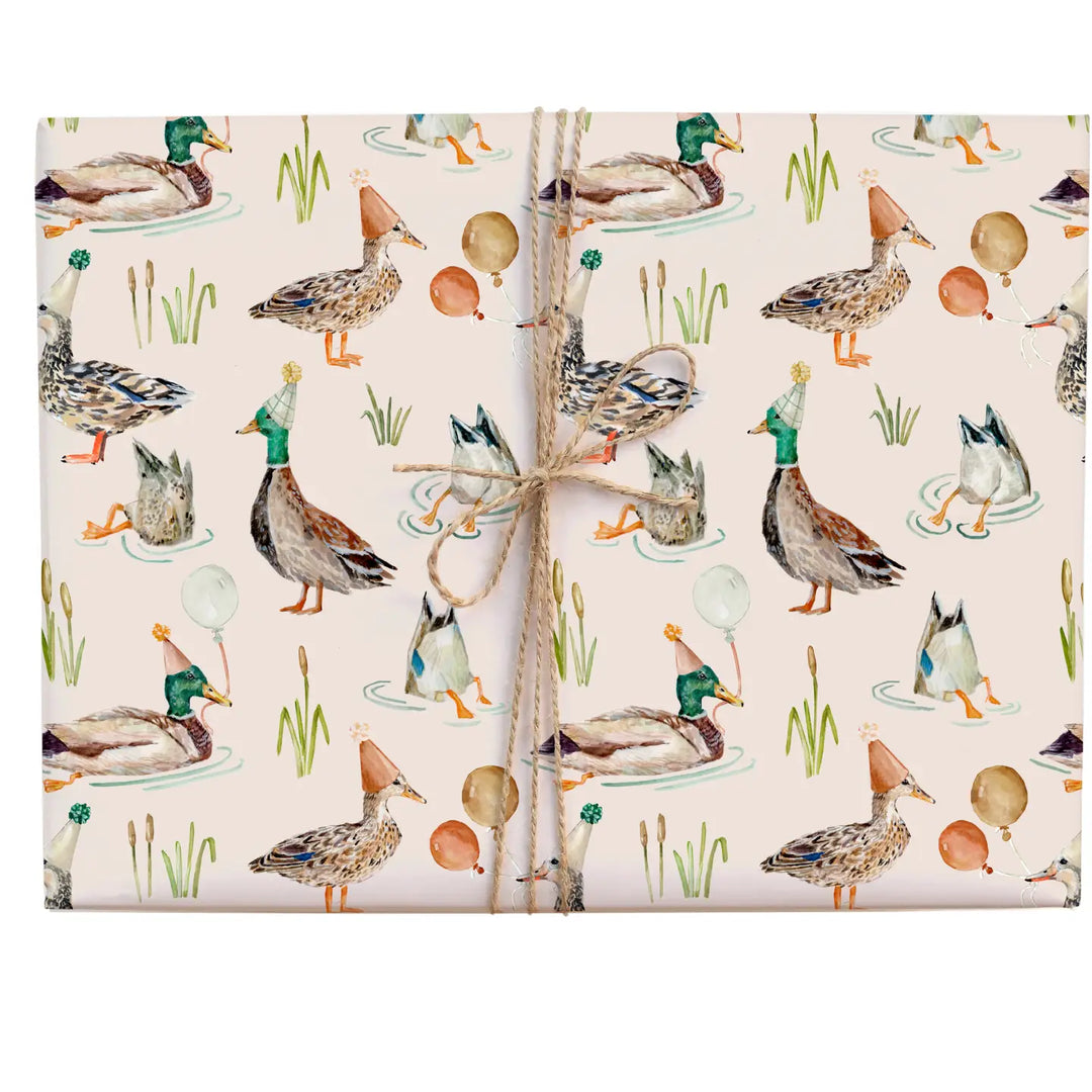 Birthday Duck Gift Wrap (Roll)