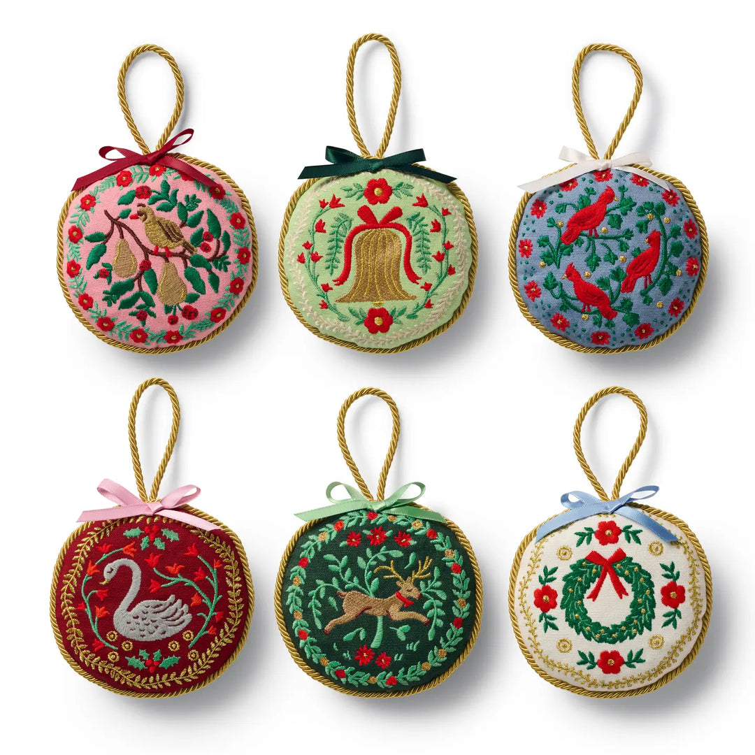 Christmastide Embroidered Ornament