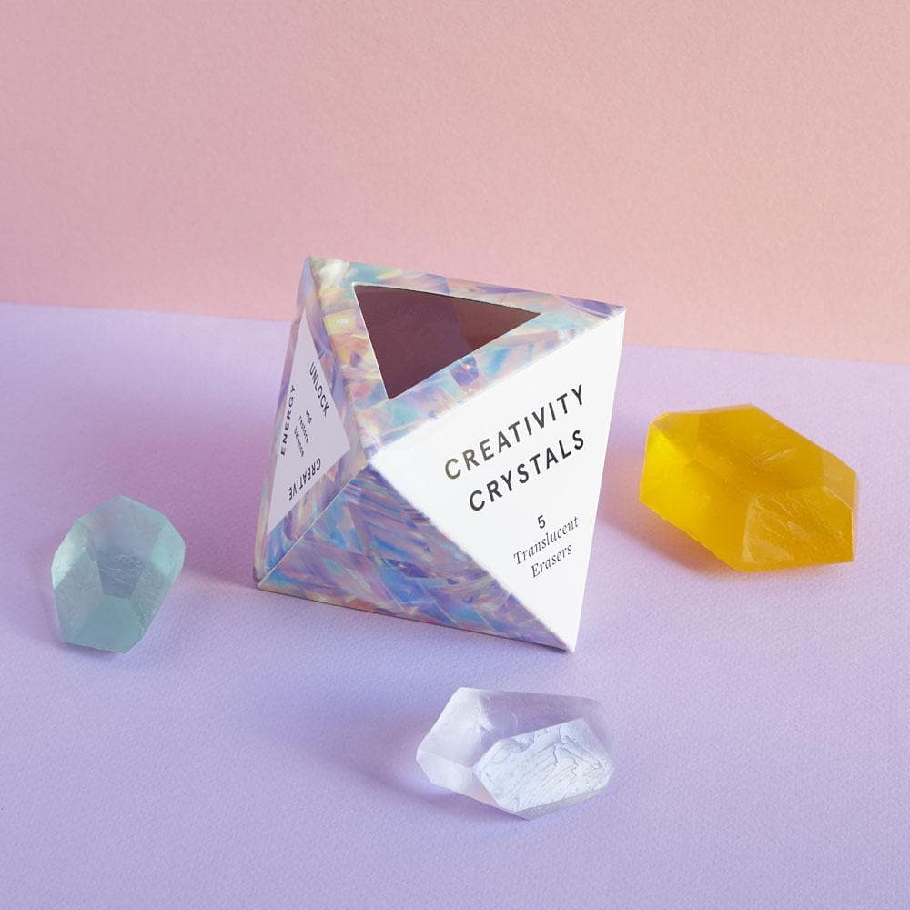 Creativity Crystals (Set of 5 Translucent Erasers)