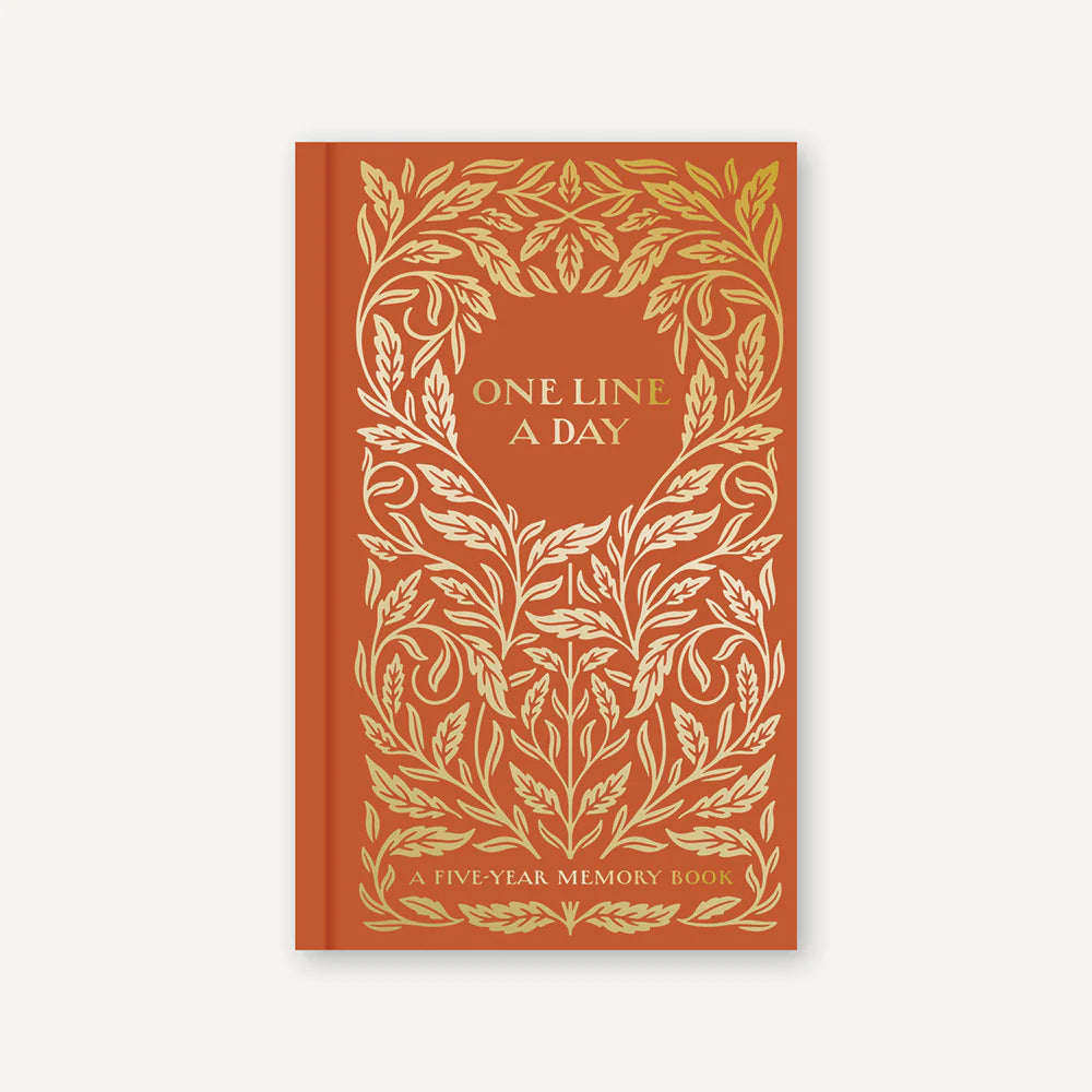 Gilded One Line a Day: A Five Year Memory Book