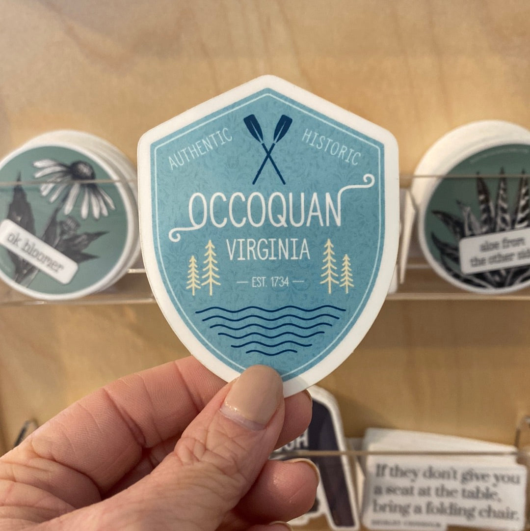 Occoquan Virginia Crest Sticker