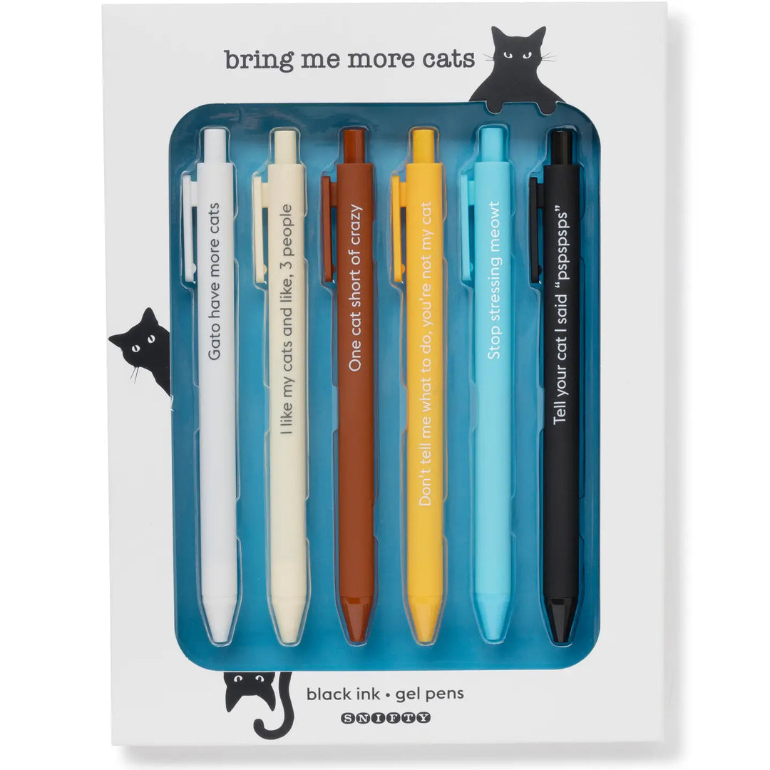 Bring Me More Cats Gel Pen Set