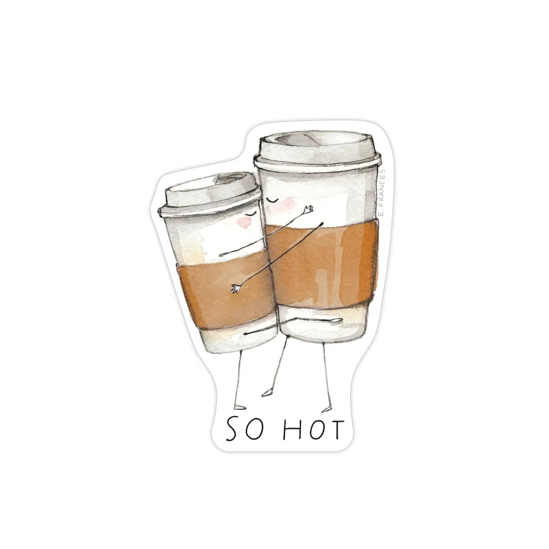 So Hot Coffee Sticker