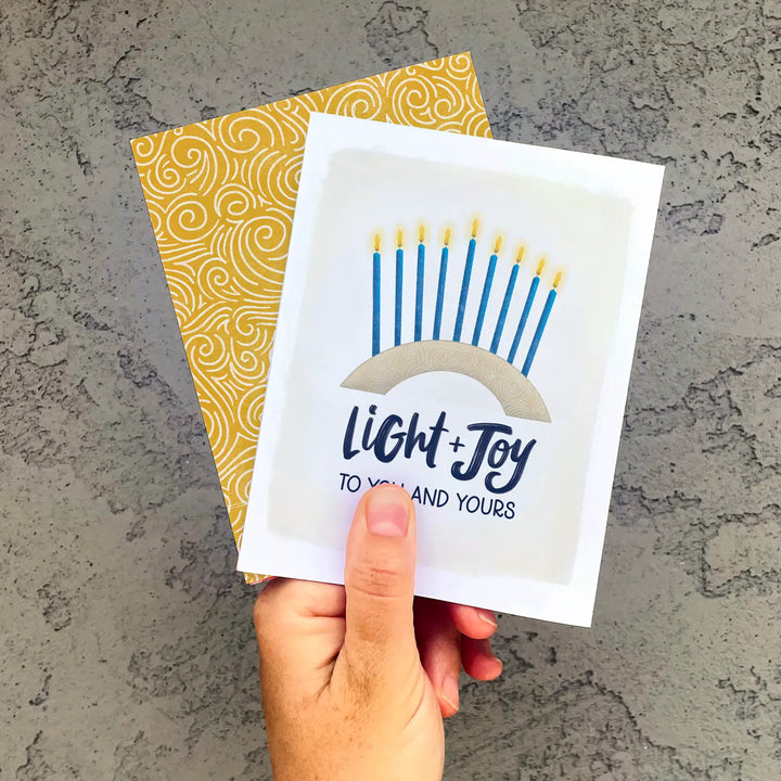 Light + Joy | Happy Hanukkah Card