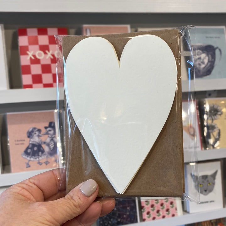 Heart Valentines and Envelopes (Set of 10)