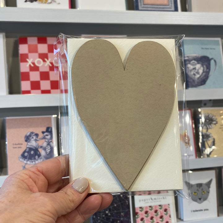 Heart Valentines and Envelopes (Set of 10)