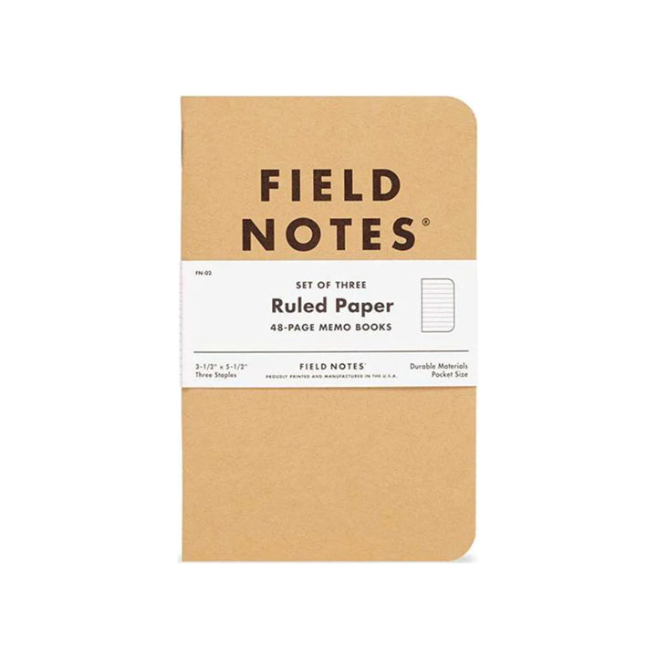 Original Kraft - Ruled (Pack of 3)