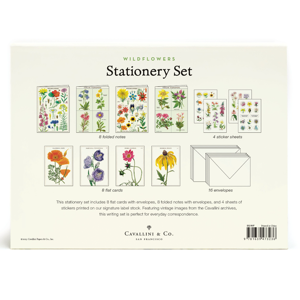 Wildflowers Stationery Set