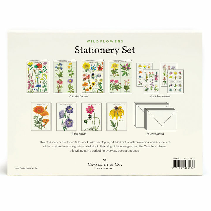 Wildflowers Stationery Set